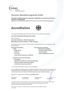Predogled slike DAkkS Accreditation Deed