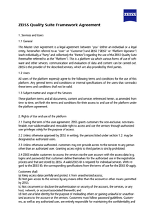 Predogled slike ZEISS Quality Suite Framework Agreement