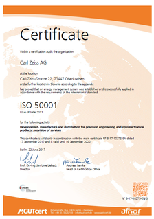 Predogled slike ISO 50001 Certifikat o skladnosti z mednarodnim standardom za sistem upravljanja z energijo